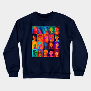 Colorful people Crewneck Sweatshirt